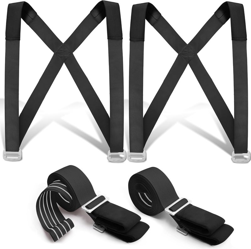 MOZETO Anti-Slip Lifting Straps, 2-Person Shoulder Lifting System for Moving Furniture, Appliances, Mattresses, Heavy Objects up to 800lbs - Image 1